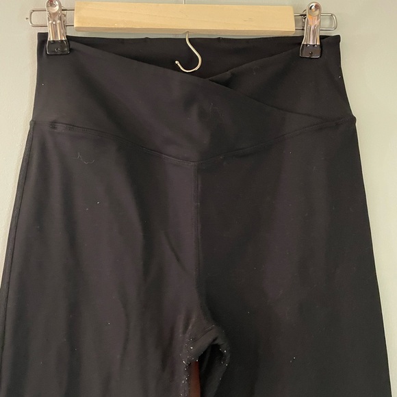 TALA Skinluxe high rise Cross waist flared leggings - Black - Picture 4 of 8